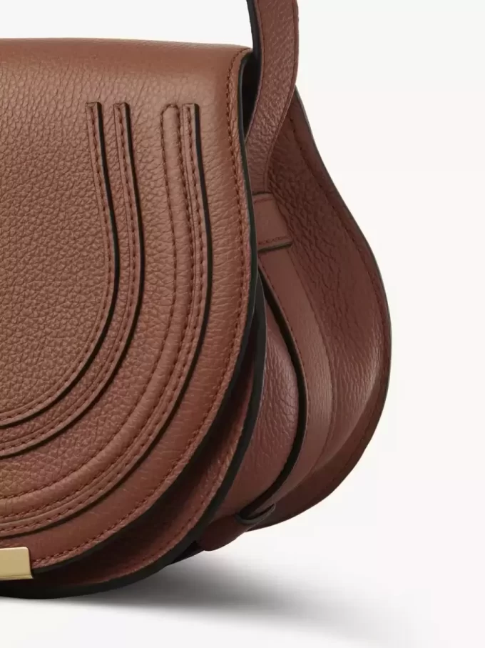Petit sac selle Marcie en cuir grainé