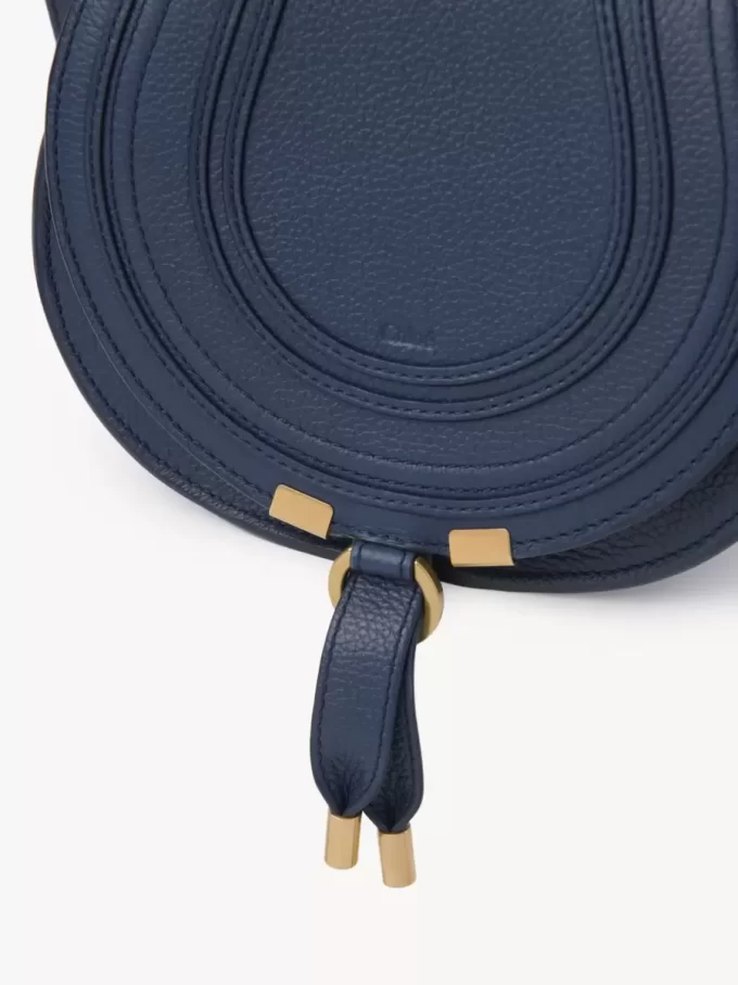 Petit sac selle Marcie en cuir grainé