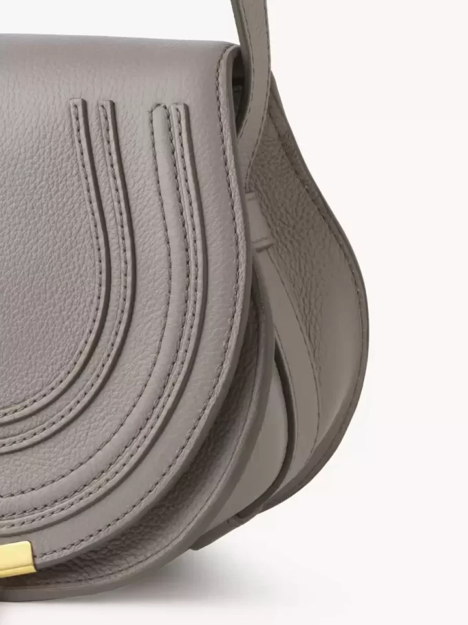 Petit sac selle Marcie en cuir grainé