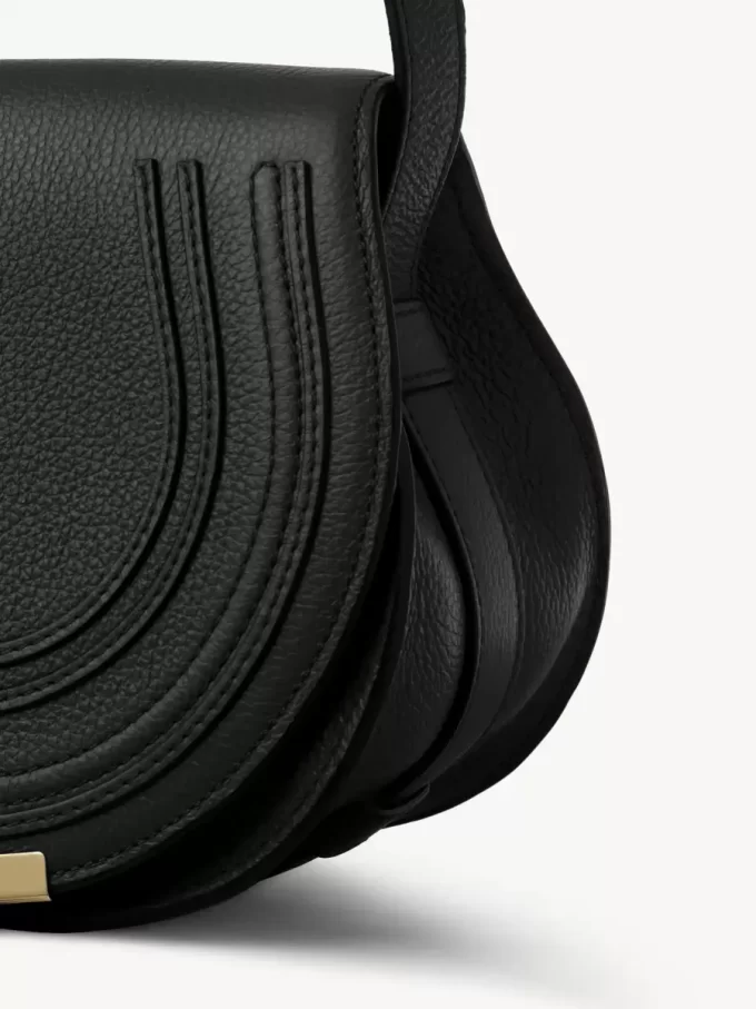 Petit sac selle Marcie en cuir grainé