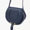 Petit sac selle Marcie en cuir grainé