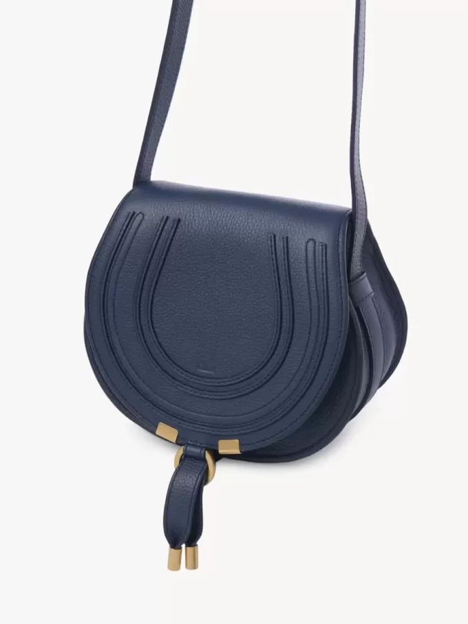 Petit sac selle Marcie en cuir grainé