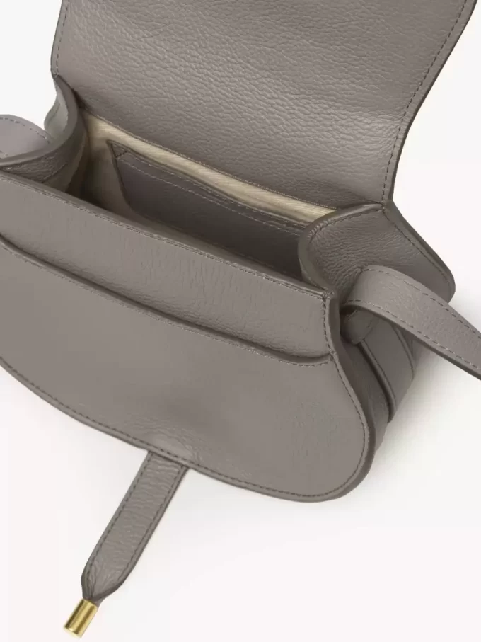 Petit sac selle Marcie en cuir grainé