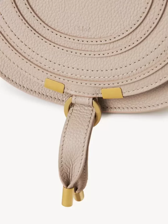 Petit sac selle Marcie en cuir grainé