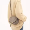 Petit sac selle Marcie en cuir grainé