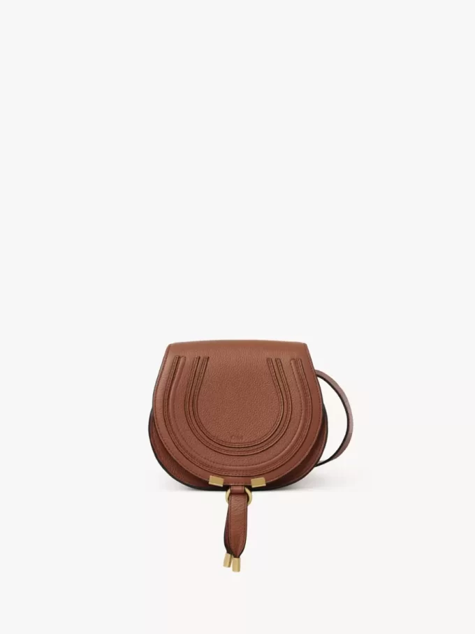 Petit sac selle Marcie en cuir grainé