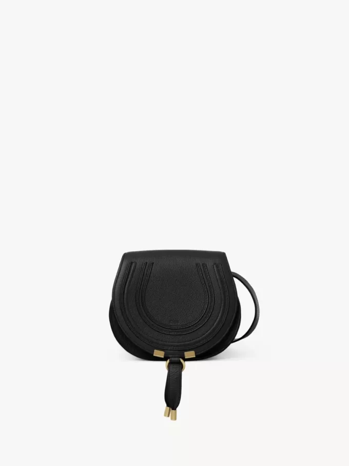 Petit sac selle Marcie en cuir grainé