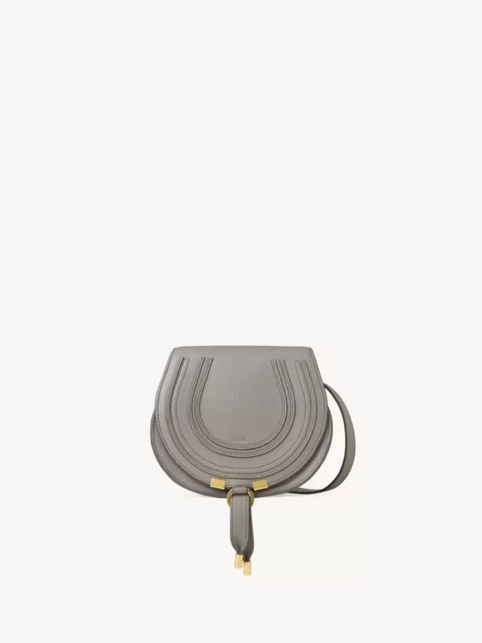Petit sac selle Marcie en cuir grainé