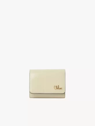 Petit sac à trois volets Chloé Iconic en cuir effet croco