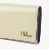 Petit sac à trois volets Chloé Iconic en cuir effet croco