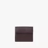 Petite enveloppe à trois volets en cuir grainé Petite enveloppe à trois volets en cuir grainé