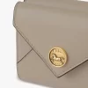 Petite enveloppe à trois volets en cuir grainé Petite enveloppe à trois volets en cuir grainé