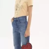 Pochette plate Chloé Symbols Heart en cuir grainé Pochette plate Chloé Symbols Heart en cuir grainé