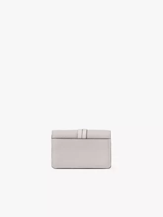 Porte-cartes alphabet en cuir grainé