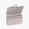 Porte-cartes alphabet en cuir grainé