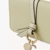 Porte-cartes alphabet en cuir grainé