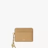 Porte-cartes Chloé Charms en cuir grainé