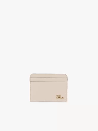 Porte-cartes Chloé Iconic en cuir brillant