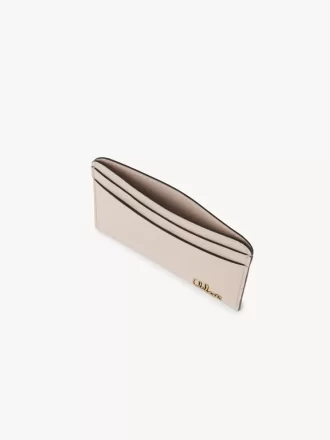 Porte-cartes Chloé Iconic en cuir brillant