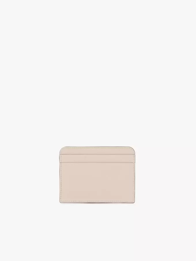 Porte-cartes Chloé Iconic en cuir brillant