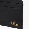 Porte-cartes Chloé Iconic en cuir brillant