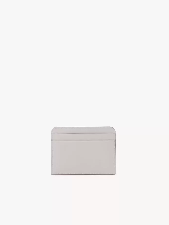 Porte-cartes Chloé Iconic en cuir grainé