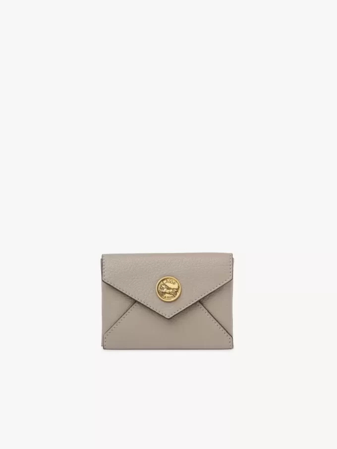 Porte-cartes enveloppe en cuir grainé Porte-cartes enveloppe en cuir grainé