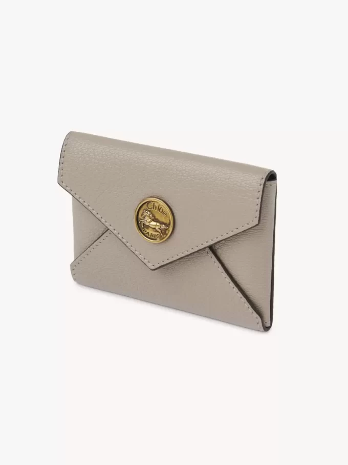 Porte-cartes enveloppe en cuir grainé Porte-cartes enveloppe en cuir grainé