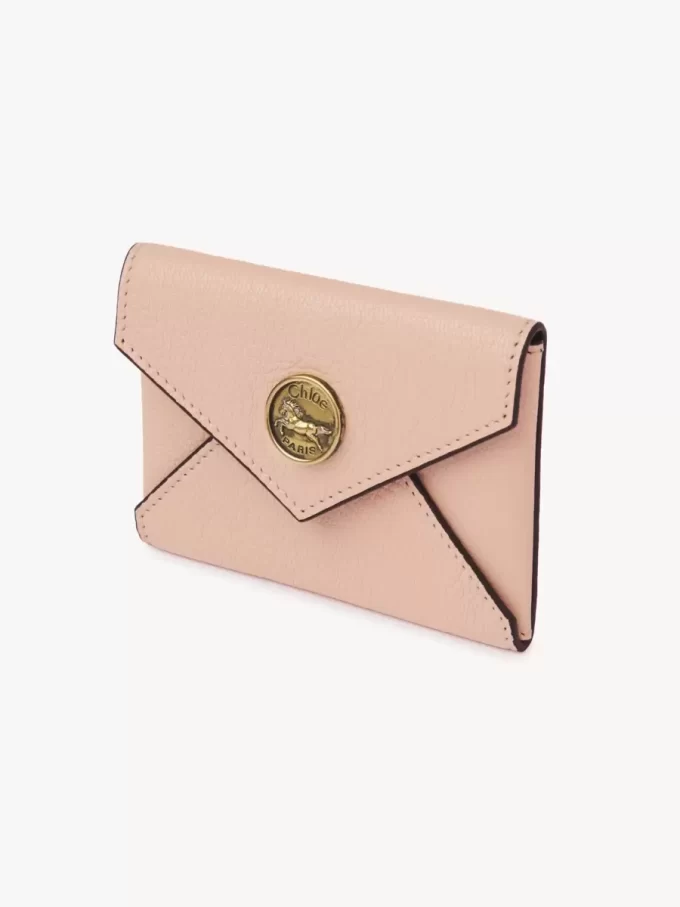 Porte-cartes enveloppe en cuir grainé Porte-cartes enveloppe en cuir grainé