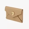 Porte-cartes enveloppe en cuir grainé Porte-cartes enveloppe en cuir grainé