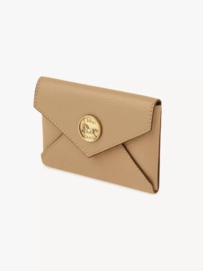 Porte-cartes enveloppe en cuir grainé Porte-cartes enveloppe en cuir grainé