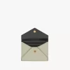 Porte-cartes enveloppe en cuir grainé