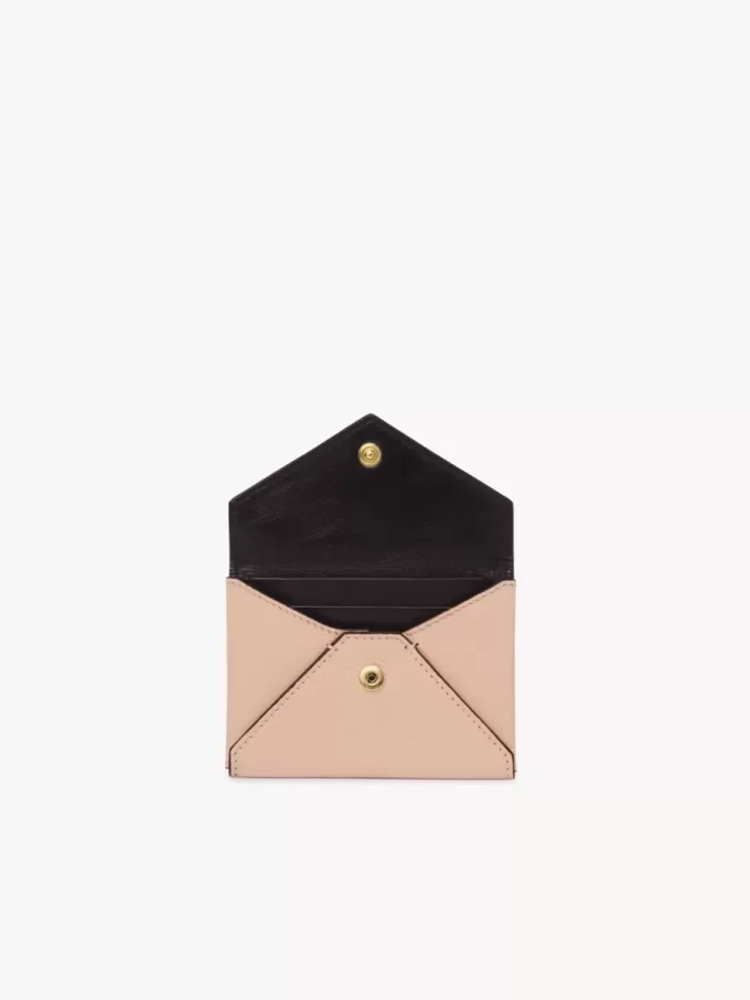 Porte-cartes enveloppe en cuir grainé Porte-cartes enveloppe en cuir grainé