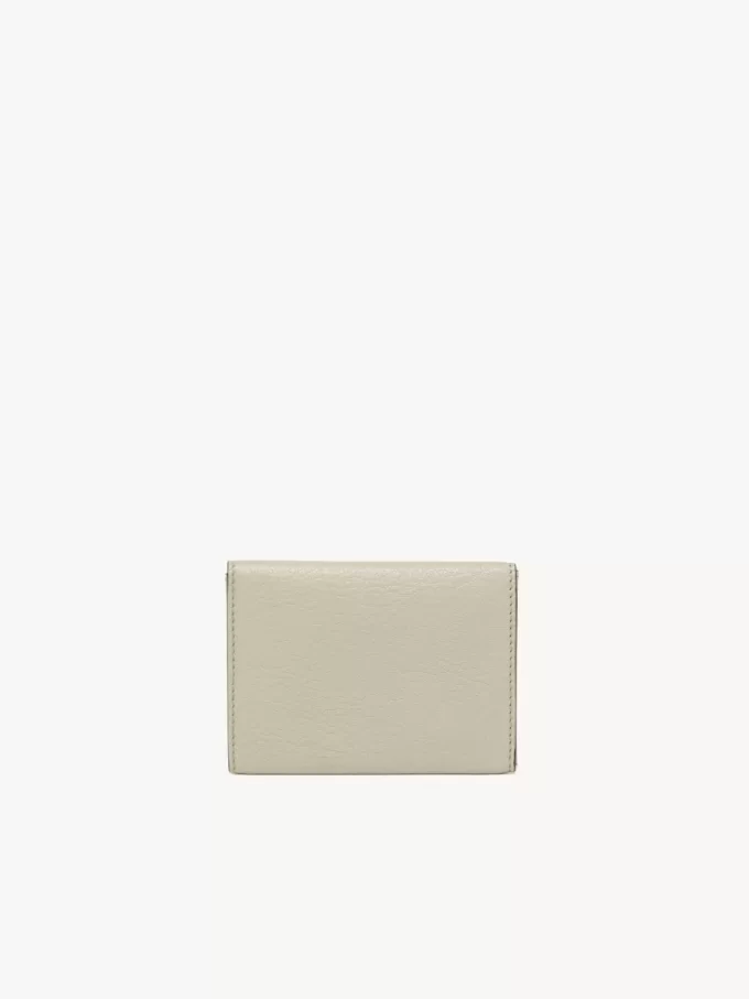 Porte-cartes enveloppe en cuir grainé