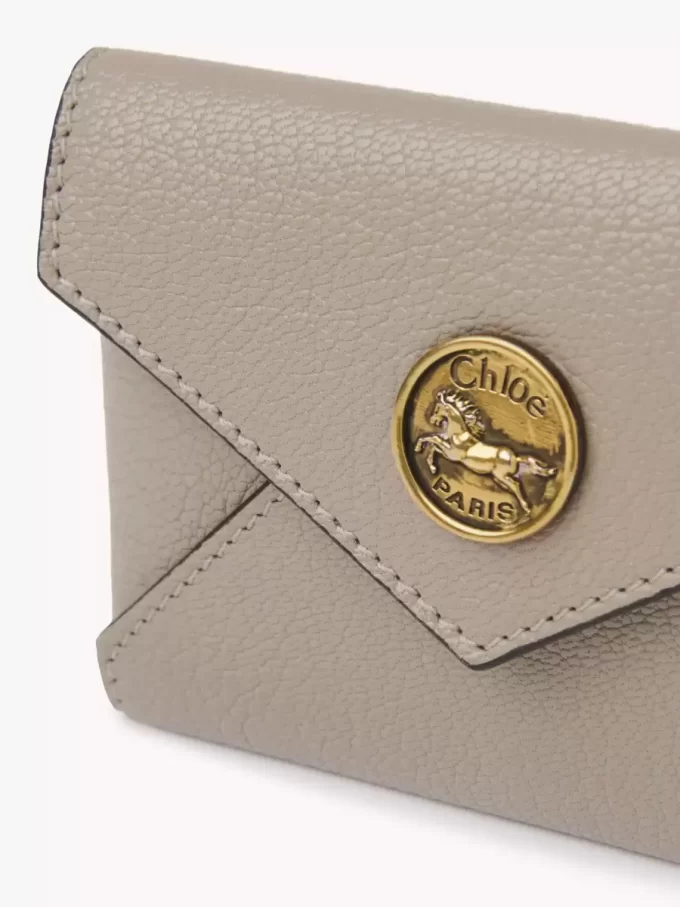 Porte-cartes enveloppe en cuir grainé Porte-cartes enveloppe en cuir grainé