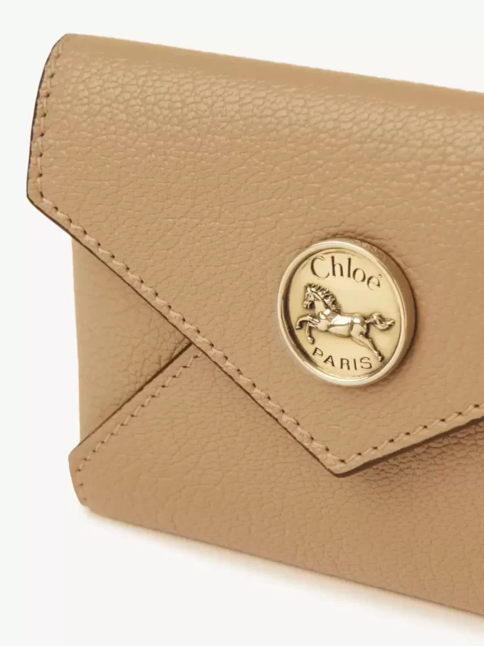 Porte-cartes enveloppe en cuir grainé Porte-cartes enveloppe en cuir grainé
