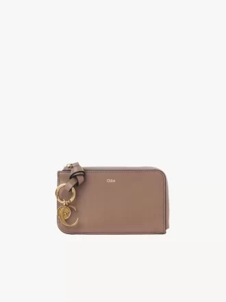 Porte-monnaie Alphabet en cuir brillant Porte-monnaie Alphabet en cuir brillant