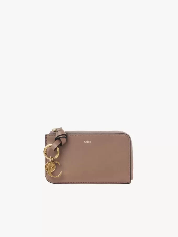 Porte-monnaie Alphabet en cuir brillant Porte-monnaie Alphabet en cuir brillant