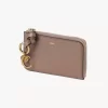 Porte-monnaie Alphabet en cuir brillant Porte-monnaie Alphabet en cuir brillant