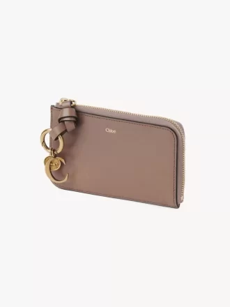 Porte-monnaie Alphabet en cuir brillant Porte-monnaie Alphabet en cuir brillant