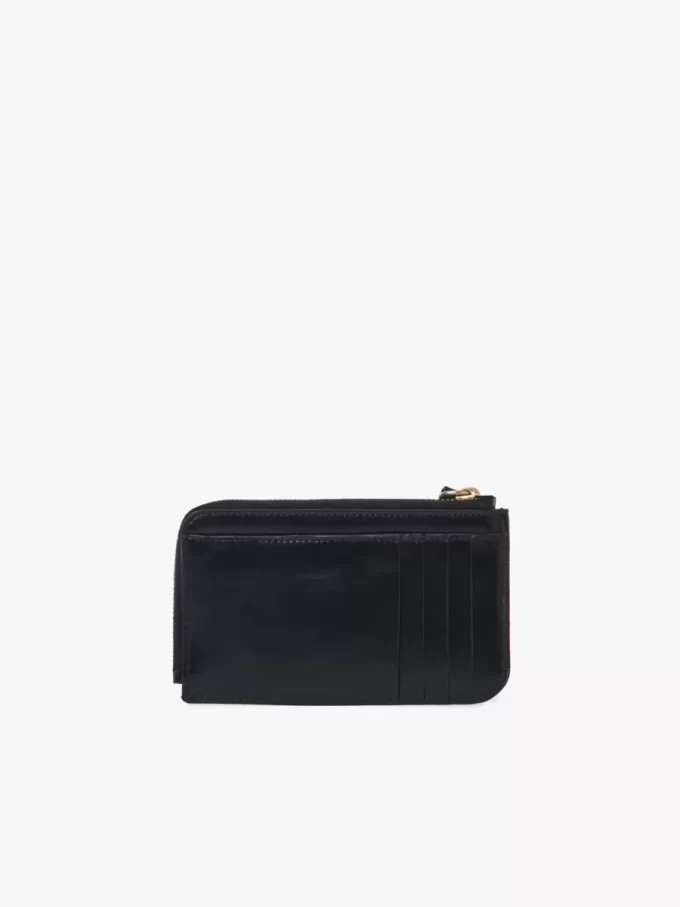 Porte-monnaie Alphabet en cuir brillant Porte-monnaie Alphabet en cuir brillant