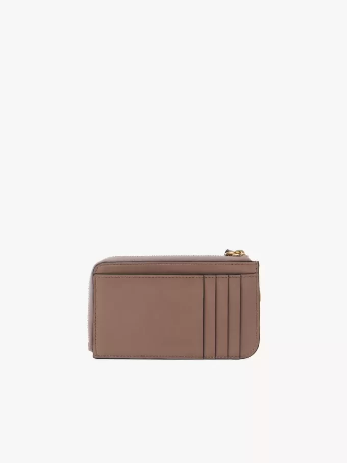 Porte-monnaie Alphabet en cuir brillant Porte-monnaie Alphabet en cuir brillant