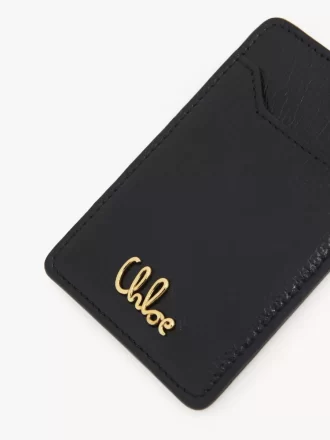 Porte-passeport Chloé Iconic en cuir grainé