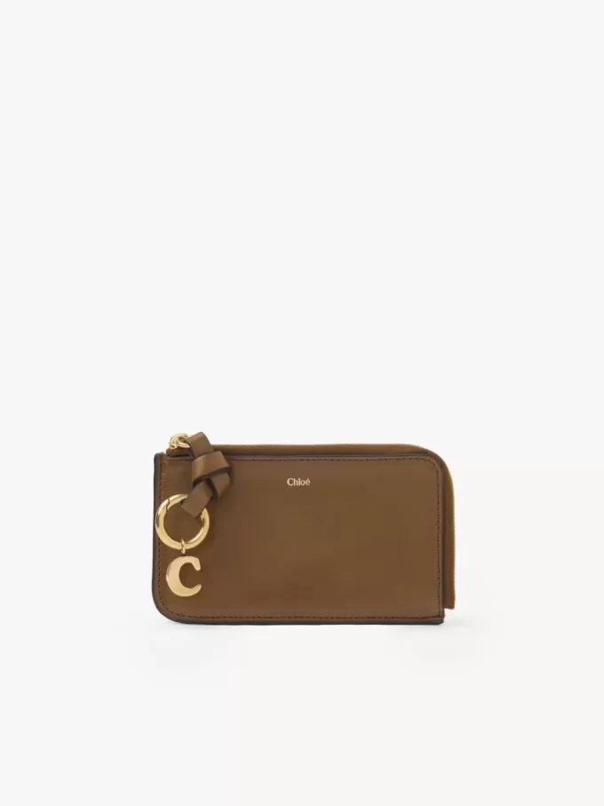 Portefeuille alphabet en cuir brillant Portefeuille alphabet en cuir brillant
