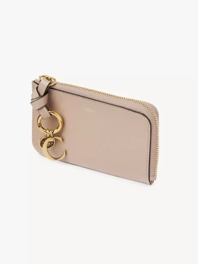 Portefeuille alphabet en cuir brillant Portefeuille alphabet en cuir brillant