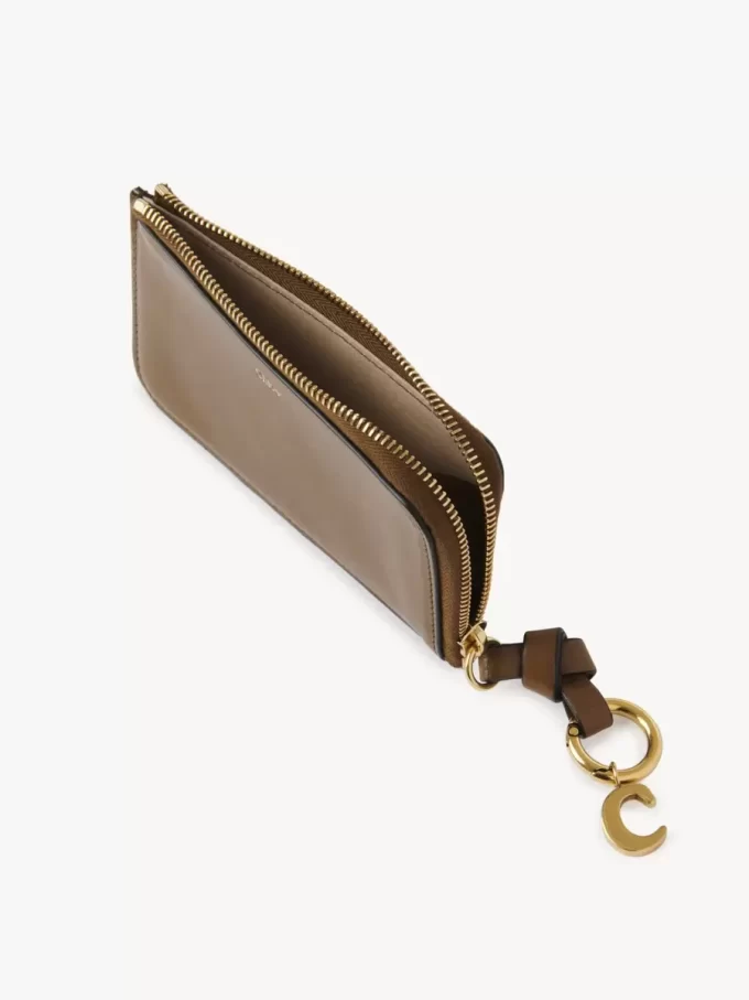 Portefeuille alphabet en cuir brillant Portefeuille alphabet en cuir brillant