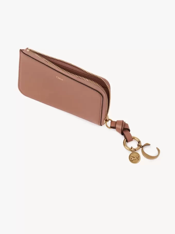 Portefeuille alphabet en cuir brillant Portefeuille alphabet en cuir brillant