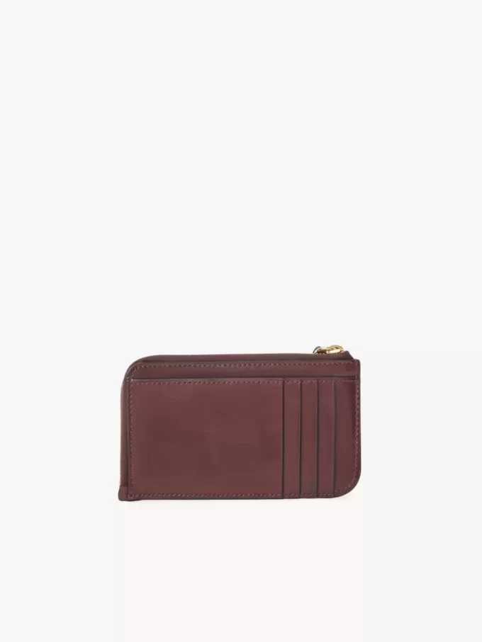 Portefeuille alphabet en cuir brillant Portefeuille alphabet en cuir brillant