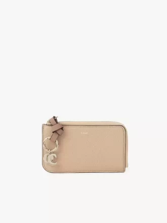 Portefeuille Alphabet en cuir grainé
