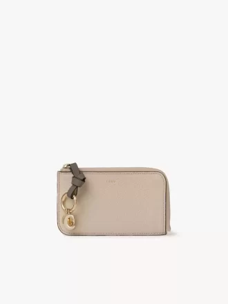 Portefeuille Alphabet en cuir grainé